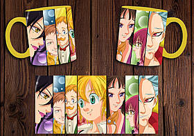 Чашка "Сім смертних гріхів" / Кружка Nanatsu no Taizai №2 Жовтий