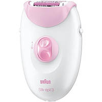 Епілятор BRAUN SILK-EPIL 3 SE 3-274 WHITE/PINK основні властивості і переваги