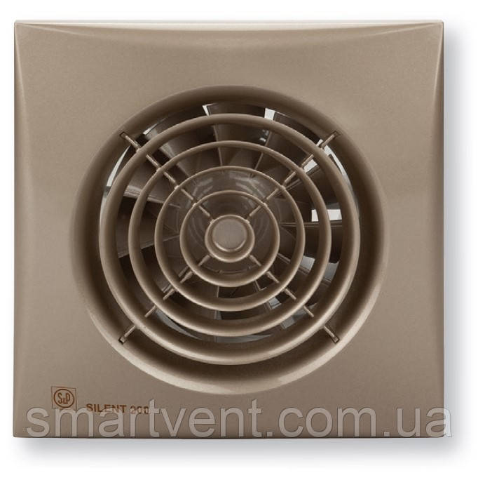 Малошумний вентилятор Soler&Palau SILENT-200 CZ CHAMPAGNE