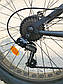 Велосипед позашляховик фэтбайк Crosser Fat Bike 26" ST сталева рама 16", Shimano, чорно-синій, фото 2