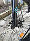 Велосипед позашляховик фэтбайк Crosser Fat Bike 26" ST сталева рама 16", Shimano, чорно-синій, фото 6