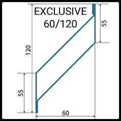 Металевий забір жалюзі ексклюзив