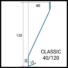 Забір жалюзі Класик