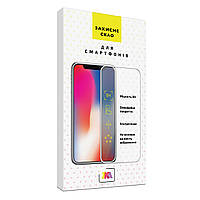 Захисне скло 6D для Moto E5 Plus White