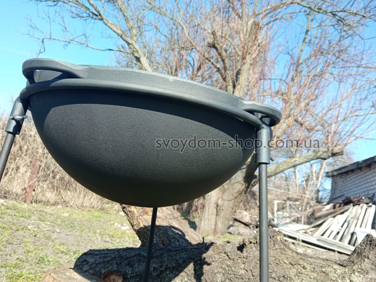 Казан чавунний без кришки азіатський "Сітон" 30 л (Кза30), фото 1