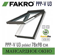 FAKRO PPP-V U3 preSelect Центральная ось поворота (78*98)