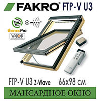 FAKRO FTP-V U3 Z-Wave Центральная ось поворота (66*98)