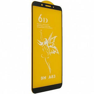Захисне скло 6D для Oppo A83 Black, фото 1