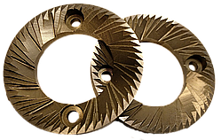 MAC072 Ножі(пара), 65х38х8.5(ліві, 2 отвори) Mahlkoenig