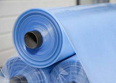 Плівка синя, зелена будівельна 60 мкм, ширина 3 м (1,5 м рукав)