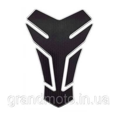 Резиновая Наклейка на Бак Мотоцикла 3D Silver — Купить Недорого на Bigl ...