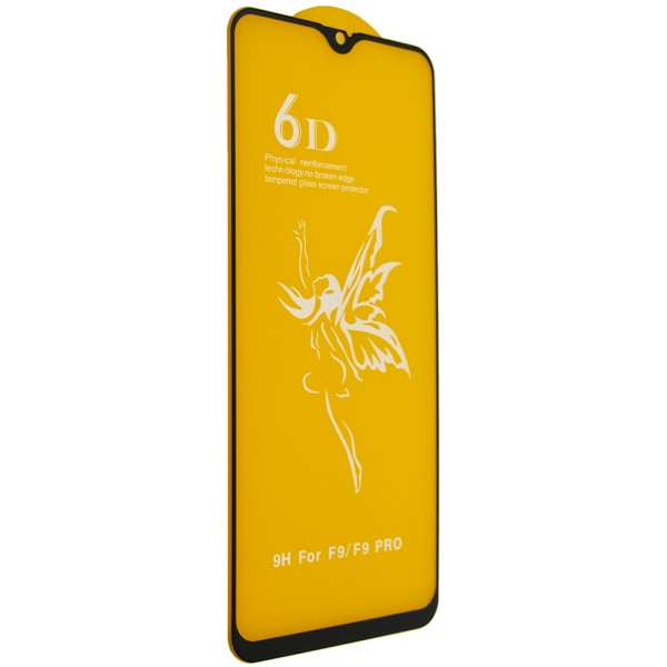 Захисне скло 6D для Oppo R17 / F9 / F9 Pro Black