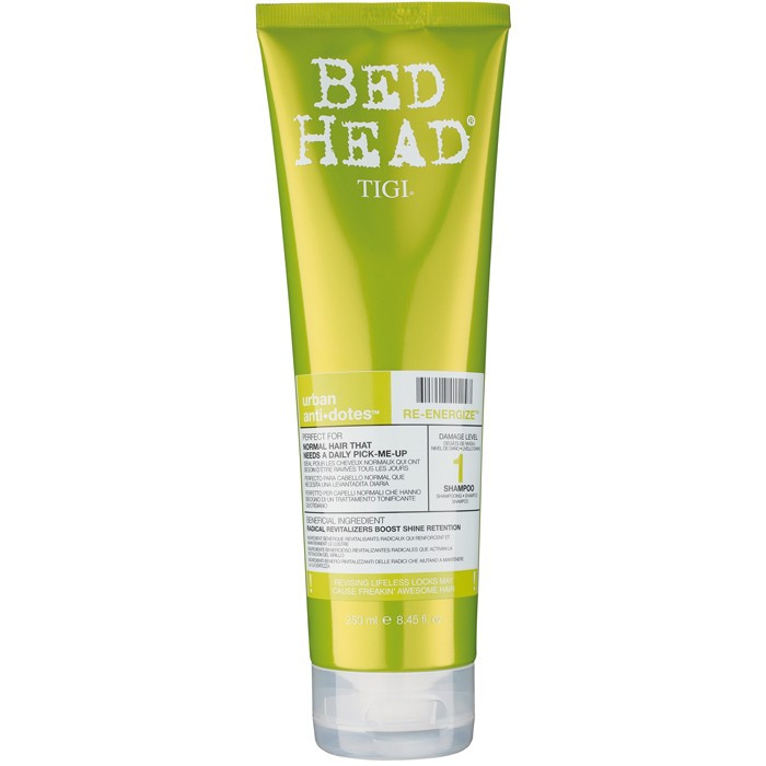 Зміцнювальний шампунь для нормального волосся TIGI Bed Head Urban Antidotes Re-Energize Shampoo, 250 мл