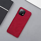 Захисний чохол-книжка Nillkin для Xiaomi Mi 11 (Qin leather case) Red Червоний, фото 8