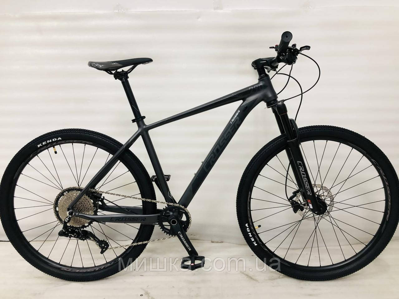 Велосипед алюмінієвий Crosser SOLO L-twoo+Shimano колеса 29", рама 19", гідравліка, 12 швидкостей Чорний, фото 1