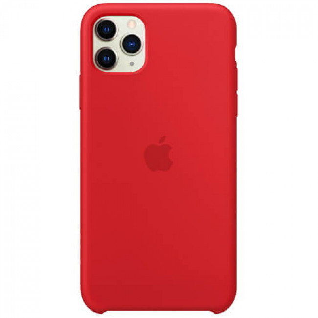 Оригінальний чохол Apple Silicone Case для iPhone 11 Pro Max Product Red (MWYV2), фото 1