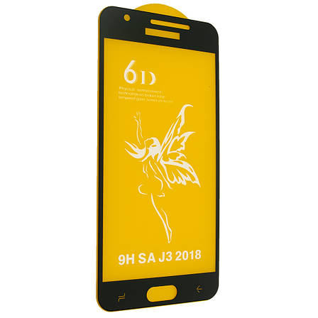 Захисне скло 6D для Samsung J3 2018 White, фото 3