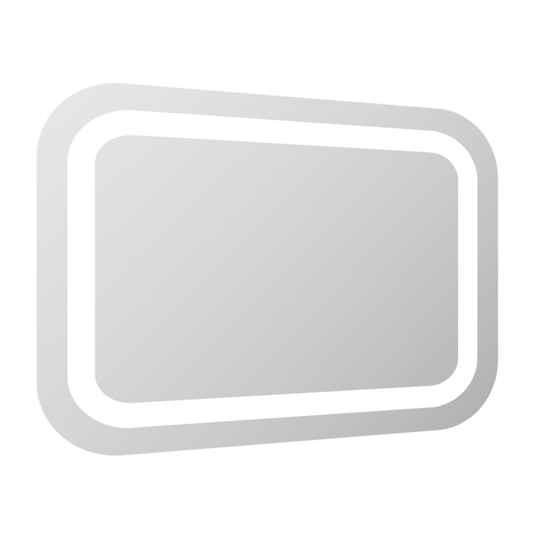 Дзеркало прямокутне 60*80 см зі світлодіодною підсвіткою, фото 1