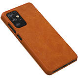 Захисний чохол-книжка Nillkin для Samsung Galaxy A52 4G/5G (Qin leather case) Brown Коричневий, фото 4