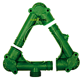 Всмоктувальний колектор у складі насоса Agroplast P-145 APP145KS Колектор всмоктувальний польський насос Агропласт, фото 4