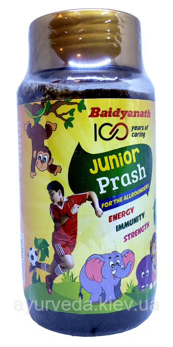 Junior Prash - чаванпраш для дітей, імунітет, профілактика ОРЗ, пам'ять, навчання, витривалість