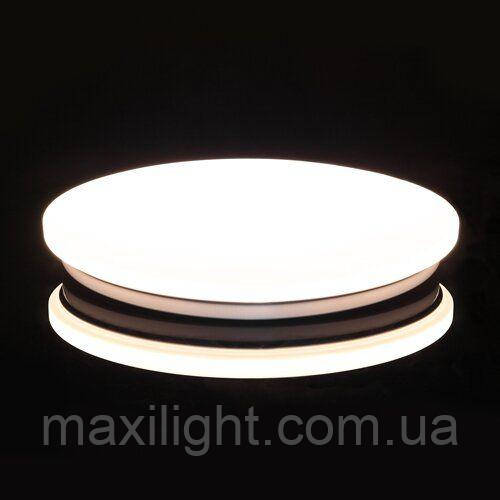 LED світильник BIOM 24W стельовий накладний 5000К(DEL-R102-24-4-DIY) без Д/У  ЗМІННИЙ ДЕКОР