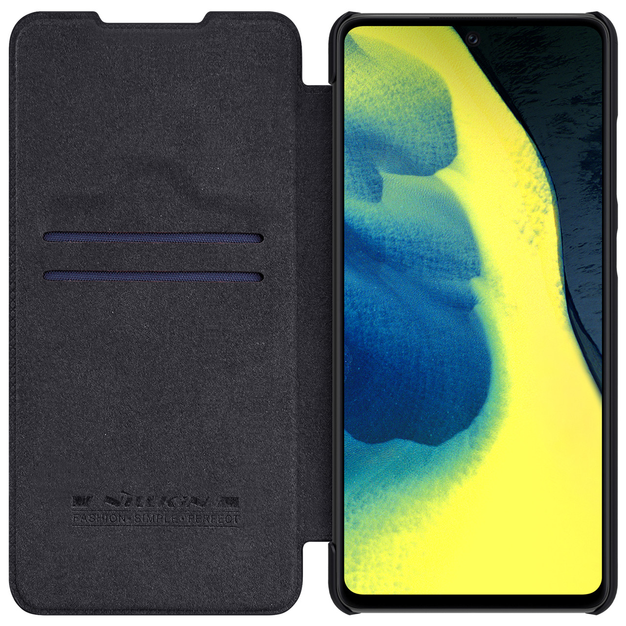Захисний чохол-книжка Nillkin для Samsung Galaxy A72 5G (Qin leather case) Black Чорний