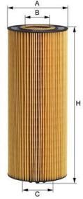 Фільтр масляний (вставка) ACTROS MB5411800009, HU12140X, E500HD129, LF3829, OX168D