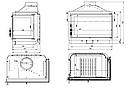 Камінна топка KFD ECO MAX 7R standart ( 11,5 кВт), фото 2