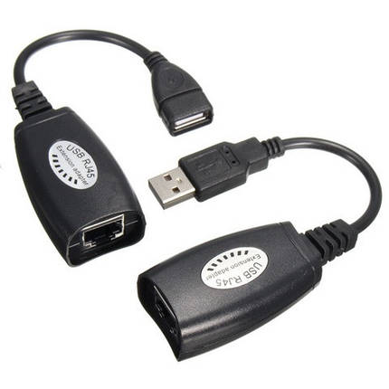 USB подовжувач за RJ45 витій парі HLV до 50м, фото 2