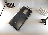Чохол Silicone Case AAA для Xiaomi Redmi Note 9 чорний, накладка Original Case для Redmi Note 9 з мікрофіброю, фото 10