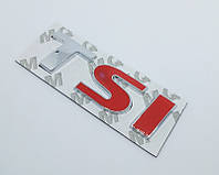 Шильдик напис TSI дві червоні на кришку багажника