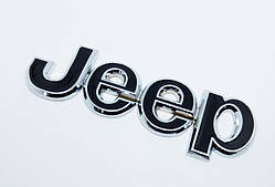 Емблема Jeep чорна з окантовкою