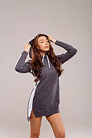 Спортивне плаття з капюшоном SweetJama Сіре