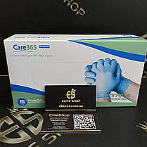 Нітрилові рукавички блакитні Care365  1 пара, фото 2