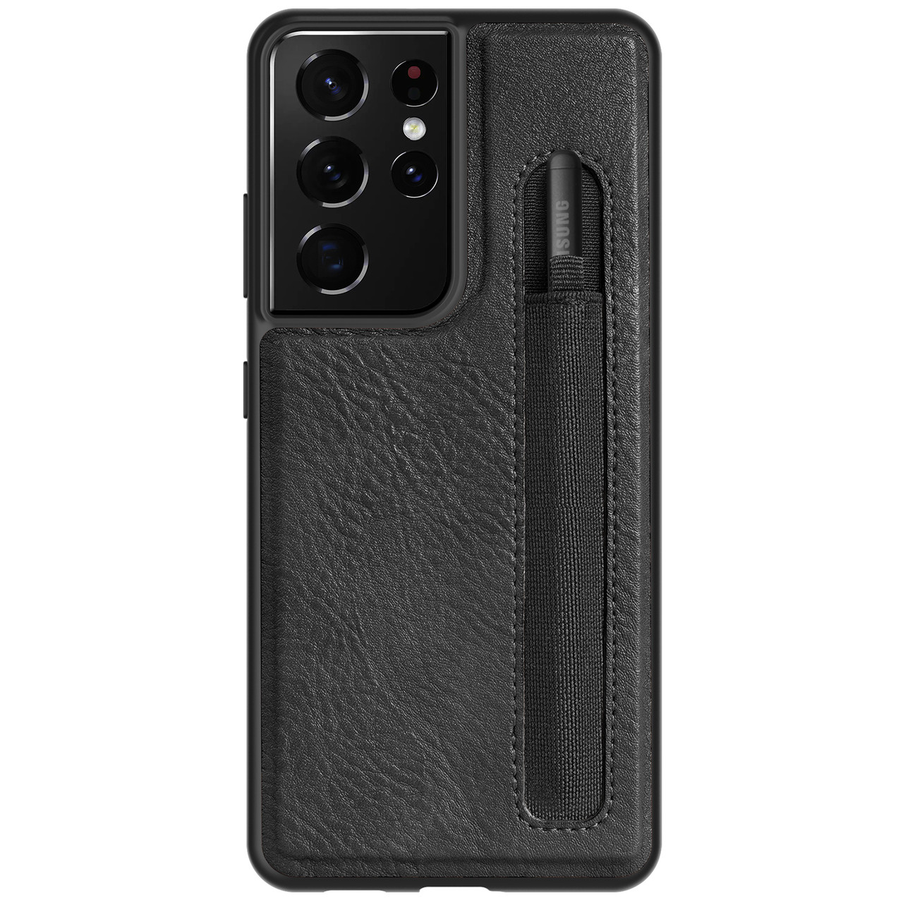 Захисний чохол Nillkin для Samsung Galaxy S21 Ultra (Aoge Leather Case) Black Чорний