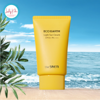 Легкий сонцезахисний крем  The Saem Eco Earth Power Light Sun Cream SPF50 + PA +++, 50g, фото 1