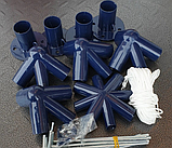 Павільйон намет вологостійкий 3х3 з 3 стінками (тент — поліестер + ПВХ), фото 5