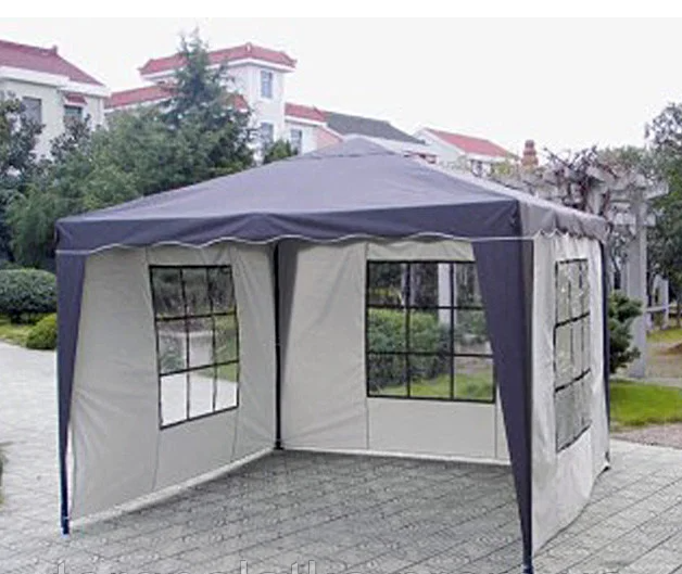 Павільйон намет вологостійкий 3х3 з 3 стінками (тент — поліестер + ПВХ), фото 1