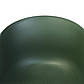 Зелені крісла пластикові Р-08 для вітальні з металевим каркасом під дерево в скандинавському стилі, фото 10
