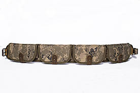 Патронташ 24 патрони закритий тканину "Преміум" Піксель 12, 16 калібр