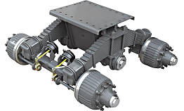 Тандемна вісь на причіп 10-ти болтовая Akkar Group 10190512