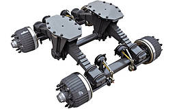 Подвійний комплект тандемних 10-ти болтових осей на причіп Akkar Group 10200512