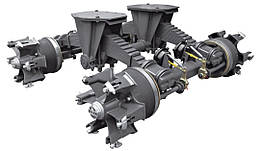 Подвійний комплект тандемних осей на причіп Akkar Group 10210512