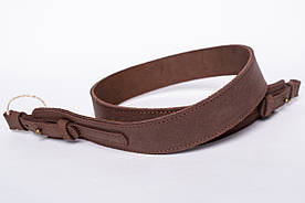 Ремінь на рушницю прямої шкіри "Ретро" коричневий