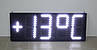 Великий яскравий світлодіодний годинник 1100х400 мм, фото 5