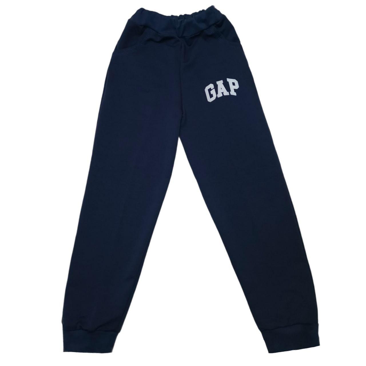 Підліткові штани з накатом GAP для хлопчика двунитка, фото 1