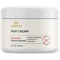 МСМ крем, MSM Cream, Swanson, 59 мл