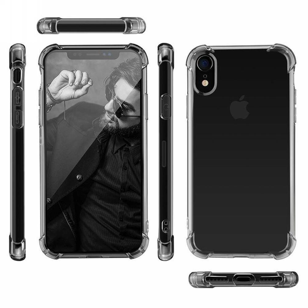 Прозрачный Ударопрочный Чехол HENYOU для iPhone XR | Усиленные Углы и Полная Защита Камеры - фото 4 - id-p1389111779