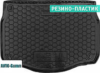 Коврик в багажник для Citroen C4 Cactus '14-, резино-пластиковый (AVTO-Gumm)